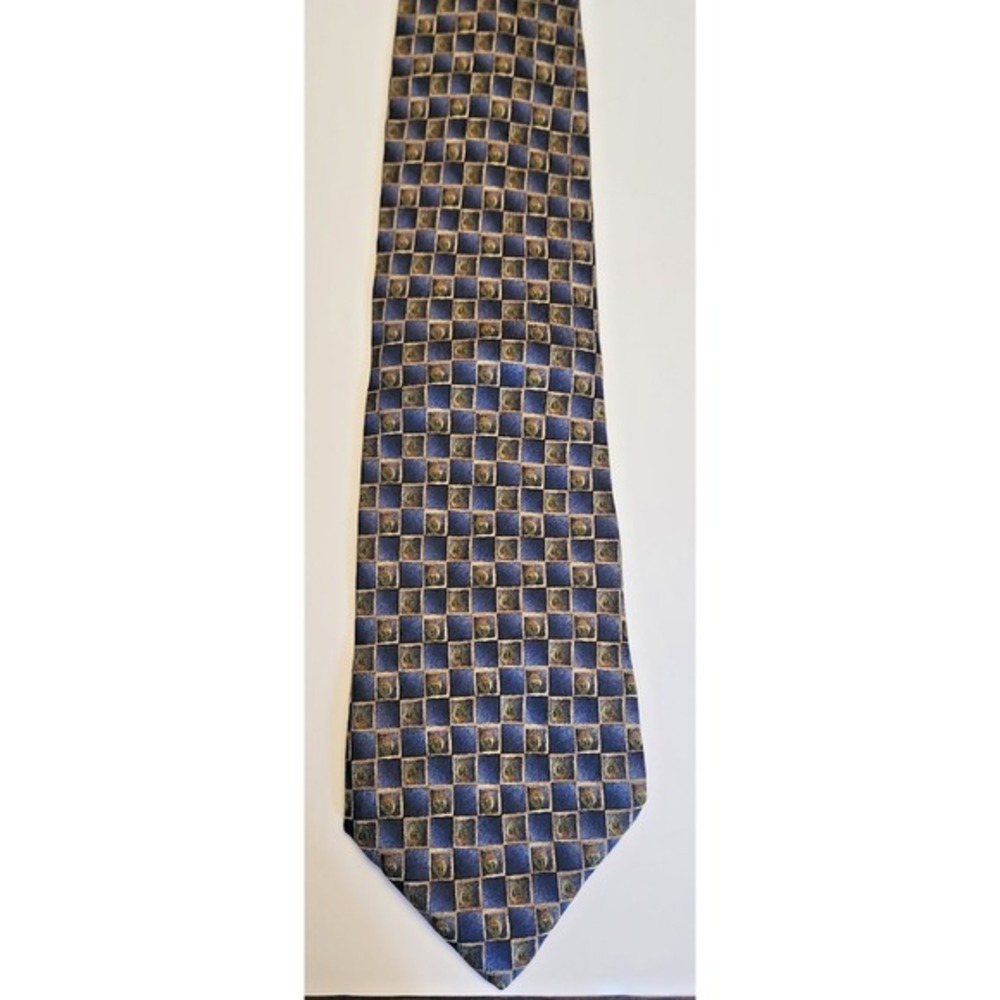 Jimmy‎ V. Mens Neck Tie 100% Silk Darryl Strawberry Collection Vintage